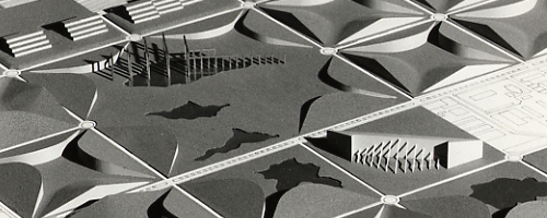 Immagine modello architettonico Concorso per la Riqualificazione di un'area industriale a Milano