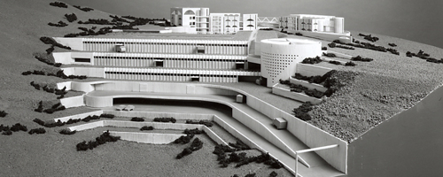 Immagine di un modello di un progetto per laboratori e uffici Ferrero a Montecarlo