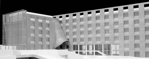 Immagine modello architettonico complesso per uffici a Biella