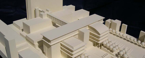 Immagine del modello architettonico dell'unità spinale di Torino